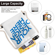 Lade das Bild in den Galerie-Viewer, Canvas Kordelzugbeutel Kordeltasche Rucksack XB0604196 mit Fotos Muster Text Logo selbst gestalten und bedrucken
