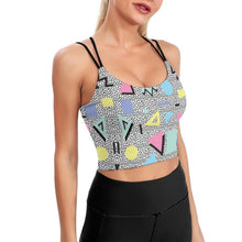Lade das Bild in den Galerie-Viewer, Yoga Crop Top Gepolstert | Bügelloser Sport-BH | Selbst Gestalten

