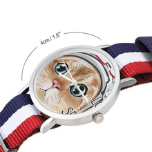 Lade das Bild in den Galerie-Viewer, Uhr ohne Ziffern personalisiert | Minimalistische Uhr mit Nylonband
