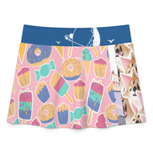 Lade das Bild in den Galerie-Viewer, Multi-Image-Druck Damen / Frauen Zweiteiliger Badeanzug mit Schnürung und Minirock (Schlitz) 308977 mit Fotos Muster Text Logo selbst gestalten und bedrucken
