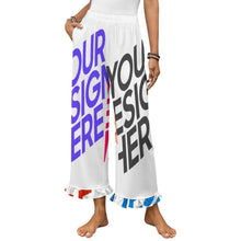 Lade das Bild in den Galerie-Viewer, Multi-Image-Druck Damen / Frauen Rüschen Pyjamahose NSHYBSK mit Foto Design Motiv Text selbst gestalten und bedrucken
