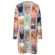 Lade das Bild in den Galerie-Viewer, Oversized Tunika-Sweatshirt | Mit Taschen &amp; Po-bedeckend (2XS-6XL)

