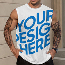 Lade das Bild in den Galerie-Viewer, Einzelbilddruck Männer / Herren Tanktop Ärmelloses T-Shirt A66K mit Fotos Muster Text Logo selbst gestalten und bedrucken
