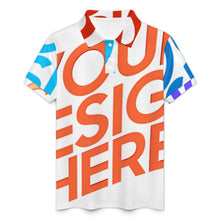 Lade das Bild in den Galerie-Viewer, Multi-Image-Druck Damen / Frauen Zwei-Knopf Poloshirt MWL637 mit Fotos Muster Text Logo selbst gestalten und bedrucken
