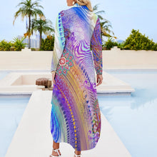 Lade das Bild in den Galerie-Viewer, Personalisiertes Hemdblusenkleid für Damen | Business-Kleid mit Logo bedrucken
