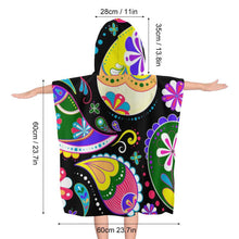 Lade das Bild in den Galerie-Viewer, Kinder Kapuzenhandtuch personalisieren | Poncho mit Namen

