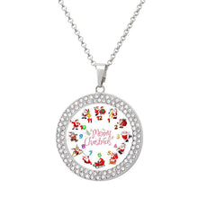 Lade das Bild in den Galerie-Viewer, Fotokette mit Glitzersteinen | Iced Out Anhänger personalisiert
