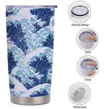 Lade das Bild in den Galerie-Viewer, Reisebecher 20oz (600ml) | BPA-Freier Kunststoff | Auto-Passform
