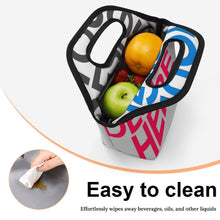 Lade das Bild in den Galerie-Viewer, Multi-Image-Druck Tragbare Lunchtasche mit Fotos Muster Text Logo selbst gestalten und bedrucken
