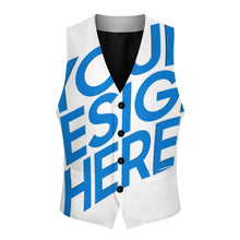 Lade das Bild in den Galerie-Viewer, Einzelbild-Design Herren / Männer Boutique Anzugweste LTM00296 mit Foto Design Motiv Text selbst gestalten und bedrucken
