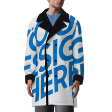 Lade das Bild in den Galerie-Viewer, Herren / Männer Zweireiher Trenchcoat mit Anzugkragen MWL510 mit Foto Design Motiv Text selbst gestalten und bedrucken

