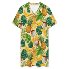 Lade das Bild in den Galerie-Viewer, Casual Flared Sleeve V-Neck Dress 1 (3)
