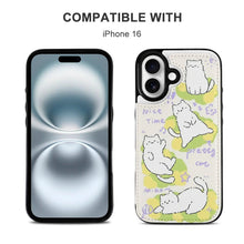 Lade das Bild in den Galerie-Viewer, TPU Leder Apple iPhone 16 Handyhülle Serie Business Handytasche Kartenfach Schutzhülle mit Standfunktion zum Aufklappen aufstellbar Etui mit Foto Design Motiv Text selbst gestalten und bedrucken
