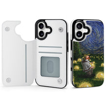 Lade das Bild in den Galerie-Viewer, TPU Leder Apple iPhone 17/iPhone 17 Air/iPhone 17 Pro/iPhone 17 Pro Max Handyhülle Business Handytasche Kartenfach Schutzhülle mit Standfunktion zum Aufklappen aufstellbar Etui mit Foto Design Motiv Text selbst gestalten und bedrucken
