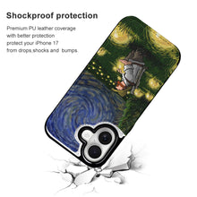Lade das Bild in den Galerie-Viewer, TPU Leder Apple iPhone 17/iPhone 17 Air/iPhone 17 Pro/iPhone 17 Pro Max Handyhülle Business Handytasche Kartenfach Schutzhülle mit Standfunktion zum Aufklappen aufstellbar Etui mit Foto Design Motiv Text selbst gestalten und bedrucken
