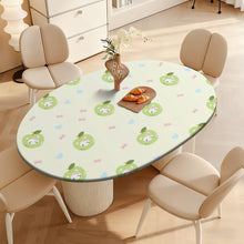 Lade das Bild in den Galerie-Viewer, Ovale Tischdecke Wachstuch JJ05191097 mit Foto Design Motiv Text selbst gestalten und bedrucken
