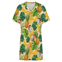 Lade das Bild in den Galerie-Viewer, Casual Flared Sleeve V-Neck Dress 1 (3)
