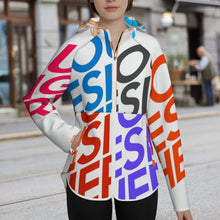 Lade das Bild in den Galerie-Viewer, Multi-Image-Druck Damen / Frauen Slim Fit Jacke MWL478 mit Fotos Muster Text Logo selbst gestalten und bedrucken
