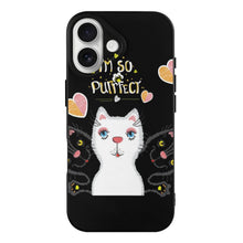 Lade das Bild in den Galerie-Viewer, Mobile Phone Case for Apple IPhone 18 Cat, Heart, Elegance
