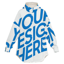 Lade das Bild in den Galerie-Viewer, Einzelbild-Design Damen / Frauen Doppellagiger Kapuzenpullover MWL507 mit Foto Design Motiv Text selbst gestalten und bedrucken
