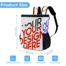Lade das Bild in den Galerie-Viewer, Multi-Image-Druck Eisbeutel Taschen Rucksack Schultasche Schulrucksack 0536 mit Fotos Muster Text Logo selbst gestalten und bedrucken
