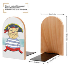 Lade das Bild in den Galerie-Viewer, Buchstützen aus Holz personalisieren | Geschenk für Leseratten
