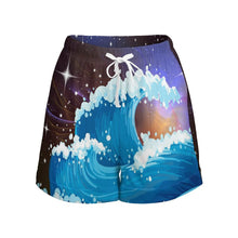 Lade das Bild in den Galerie-Viewer, Damen Sportshorts mit hohem Bund | High Waist Shorts selbst gestalten
