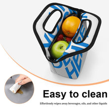 Lade das Bild in den Galerie-Viewer, Einzelbilddruck Tragbare Lunchtasche mit Fotos Muster Text Logo selbst gestalten und bedrucken
