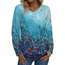 Lade das Bild in den Galerie-Viewer, Henley Shirt Herren personalisieren | Langarmshirt mit Knöpfen
