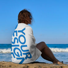 Lade das Bild in den Galerie-Viewer, Große Größe Strandtuch Saunatuch Leichtes Badetuch (horizontale oder vertikale Version verfügbar) mit Foto Design Motiv Text selbst gestalten und bedrucken
