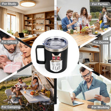 Lade das Bild in den Galerie-Viewer, Personalisierte Edelstahl-Tasse 355ml mit doppelseitigem Druck
