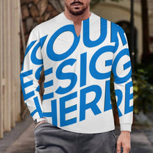 Lade das Bild in den Galerie-Viewer, Einzelbild-Design Herren / Männer Schnelltrocknendes T-Shirt aus Eisseide mit unregelmäßigem V-Ausschnitt MWL698 mit Foto Design Motiv Text selbst gestalten und bedrucken
