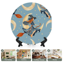 Lade das Bild in den Galerie-Viewer, Lightweight Decorative Tray Witches, Flights, Moons, Broomsticks
