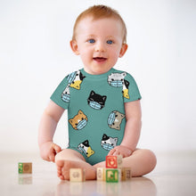 Lade das Bild in den Galerie-Viewer, Bedruckbarer Baby-Body aus Baumwolle mit Druckknöpfen
