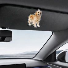 Lade das Bild in den Galerie-Viewer, Car Sun Visor Clip Black Cat, Back, Watercolor, Natural Style 12x12cm
