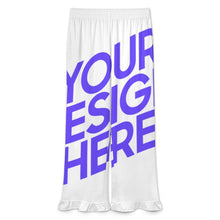 Lade das Bild in den Galerie-Viewer, Einzelbilddruck Damen / Frauen Rüschen Pyjamahose NSHYBSK mit Foto Design Motiv Text selbst gestalten und bedrucken
