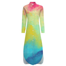 Lade das Bild in den Galerie-Viewer, Personalisiertes Hemdblusenkleid | Blusenkleid mit eigenem Design
