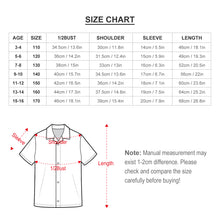 Lade das Bild in den Galerie-Viewer, Voll Druck Reiner Baumwolle Kinder Kurzarm T-Shirt mit kubanischem Kragen SDS012 mit Foto Design Motiv Text selbst gestalten und bedrucken
