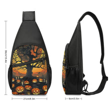 Lade das Bild in den Galerie-Viewer, Große Sling Bag personalisiert | 39cm Brusttasche mit Flaschenhalter
