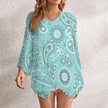 Lade das Bild in den Galerie-Viewer, Damen Chiffon Bluse Transparent | Strand Tunika &amp; Cover Up | S-5XL
