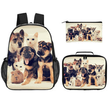 Lade das Bild in den Galerie-Viewer, Transparentes PVC Rucksack-Set 3-teilig – individuell bedruckbar mit eigenem Motiv
