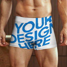 Lade das Bild in den Galerie-Viewer, Einzelbild-Design Herren Unterhose / Männer Boxershort mit Eisseide und Taille SDS025 mit Fotos Muster Text Logo selbst gestalten und bedrucken
