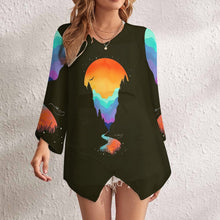 Lade das Bild in den Galerie-Viewer, Personalisierte Chiffon Bluse | Luftiger Oversized Schnitt | S-5XL
