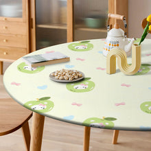 Lade das Bild in den Galerie-Viewer, Ovale Tischdecke Wachstuch JJ05191097 mit Foto Design Motiv Text selbst gestalten und bedrucken
