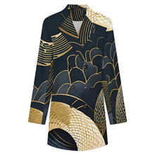 Lade das Bild in den Galerie-Viewer, Damen Blazerkleid mit doppelreihiger Knopfleiste und individuellem Design
