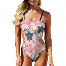 Lade das Bild in den Galerie-Viewer, Monokini Cutout Personalisiert | Einteiler mit Fotodruck &amp; Bindeband
