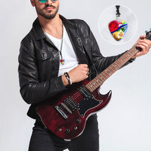 Lade das Bild in den Galerie-Viewer, Personalisierte Gitarrenplektrum Halskette aus Titanstahl
