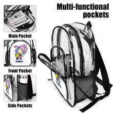 Lade das Bild in den Galerie-Viewer, Transparenter Rucksack personalisieren | PVC Tasche mit Foto
