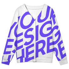 Lade das Bild in den Galerie-Viewer, Einzelbilddruck Damen / Frauen Pullover Strickjacke LM228 mit Fotos Muster Text Logo selbst gestalten und bedrucken
