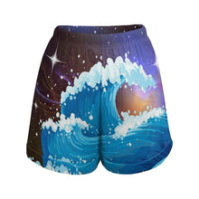 Lade das Bild in den Galerie-Viewer, Damen Sportshorts mit hohem Bund | High Waist Shorts selbst gestalten
